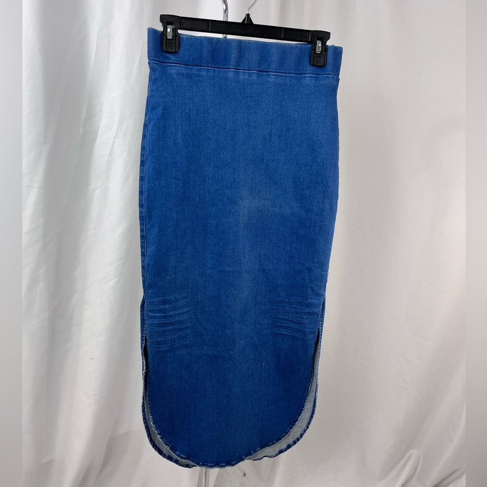Frank & Eileen Blue Denim Midi Skirt